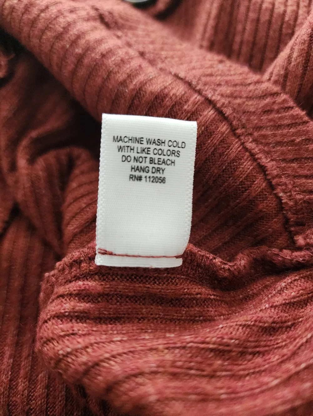 Zenana Ribbed Button-Up Shacket in Rust Size XL. - Picture 8 of 9